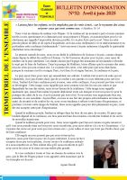 Bulletin d'Information N°32